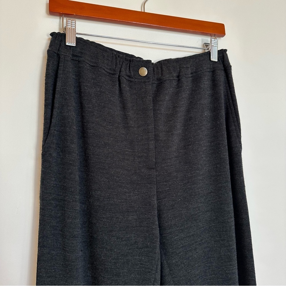 Lanvin Paris Charcoal Wool Jogger Trousers Size 36 / Small - Picture 2 of 9